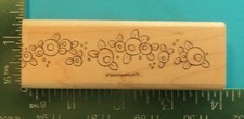 Stampin Up WHIMSICAL FLOWER BLOSSOMS Rubber Stamp