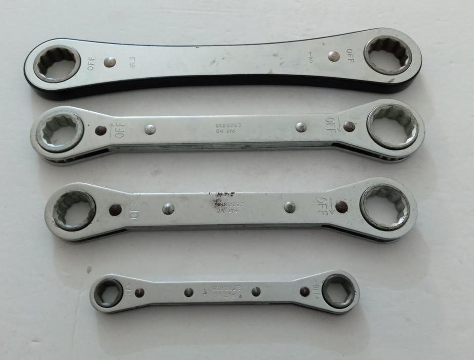 Various Ratcheting Box Wrenches Made in USA - Lot of 4 | eBay