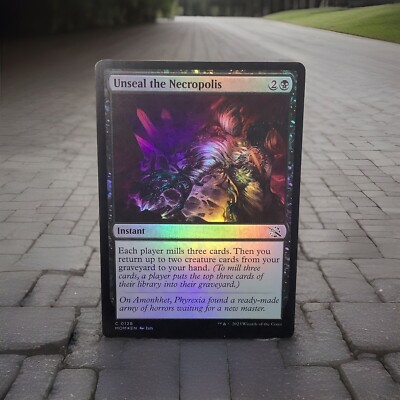 MTG MOM: Unseal the Necropolis March of the Machine 0128 Regular Common  Foil | eBay