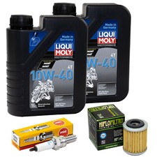 Kit olio ispezione per Yamaha WR 400 F WR 426 F 1998-2002 2L filtro olio candela