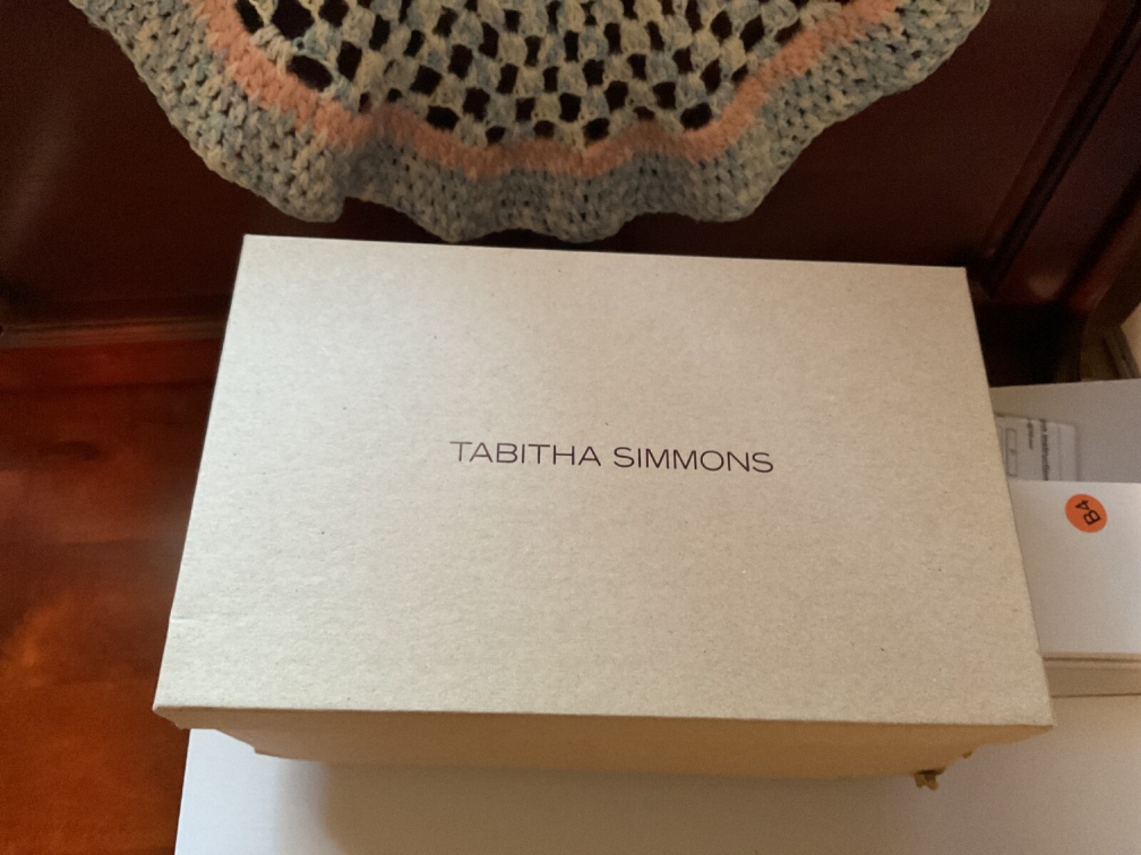 Tabitha Simmons Python Mary Jane Black 38B with d… - image 6