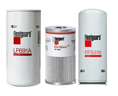 Genuine Fleetguard - Cummins Filtration LF691A - FS19624 - FF5319 Fleetguard Fil
