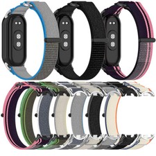 Nylon Woven Fabric Strap Watch Strap Wristband for Xiaomi Band 9/9 NFC/8/8 NFC