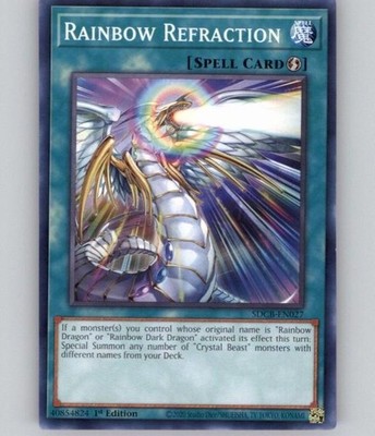 Rainbow Refraction (SDCB-EN027, Common) Structure Deck: Legend of the Crystal Be