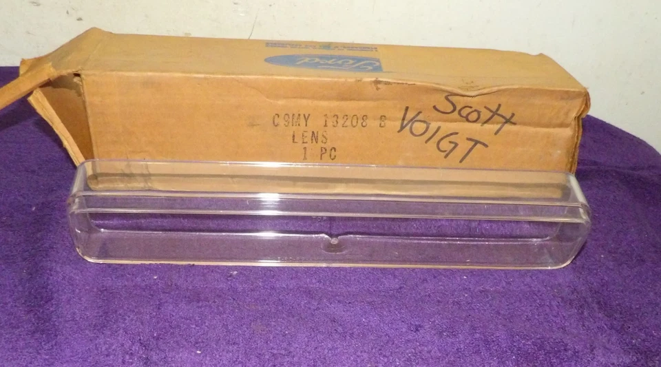 Mercury Marquis Brougham Marauder X-100 1969 nuevo de colección lente de lámpara de estacionamiento señal frontal Foto 4 de 4