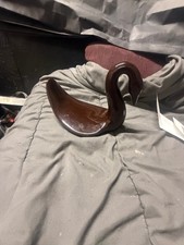 Ceramic Swan Figurine, bathroom Accessory or Towel Holder