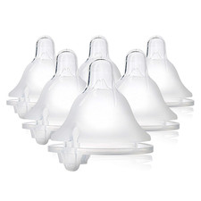 Feeding Balance  Wide Neck Bpa-Free Silicone Medium Flow Baby Bottle Nipple - 3