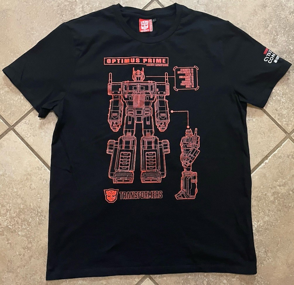 Transformers Cybertron Con 2016 Optimus Prime Tsh… - image 1