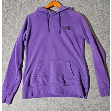 The North Face Hoodie Womens Medium Purple Never Stop Exploring Graphic Pullover