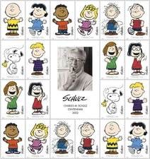 USPS Charles Schulz "Peanuts" Forever Stamps -Sheet of 20 Postage Stamps