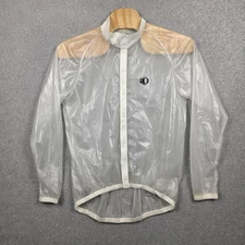 Pearl Izumi Cycling Rain Jacket XXL Clear Transparent Windbreaker Mens Bike