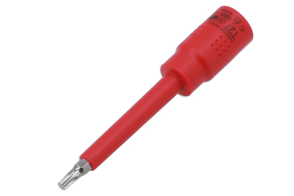 Laser Tools Insulated Extra Long Star Bit Socket 3/8""D T27 8920