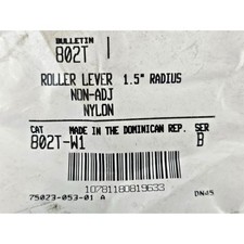 NEW SEALED AB802T-W1 Roller Lever 1.5 Radius ...