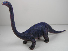 Unbranded Blue  Purple Brontosaurus 8" Long Dinosaur Toy Figure China