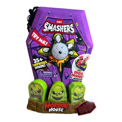 Smashers Mega Horror House Zombie Toy Figure with 35 Surprises Lights Sounds