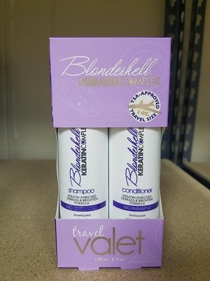 Keratin Complex Blondeshell Travel Valet Shampoo & Conditioner Set 3 oz. Each