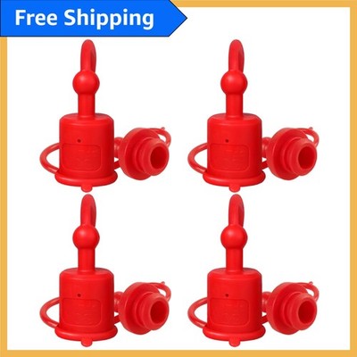 Reliable 3/8'' Hydraulic Quick Coupler Dust Caps   Essential for Equipment Care