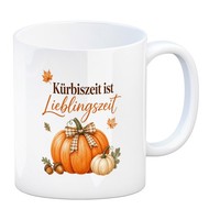 Kaffeebecher KüRbiszeit - Kaffeetasse Mit Herbstlichen KüRbissen Mit Spruch: