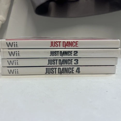 Just Dance Lot of 4 Nintendo Wii 1, 2, 3, 4 all Complete