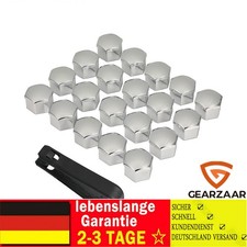 17mm Radschrauben Radmuttern Bolzen FÜR Fiat mit Entnahmewerkzeug FÜR VW Silber