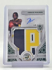 JARACE WALKER 2023-24 TOPPS ROYALTY RPA ROOKIE PATCH AUTO GREEN /5 Q3882