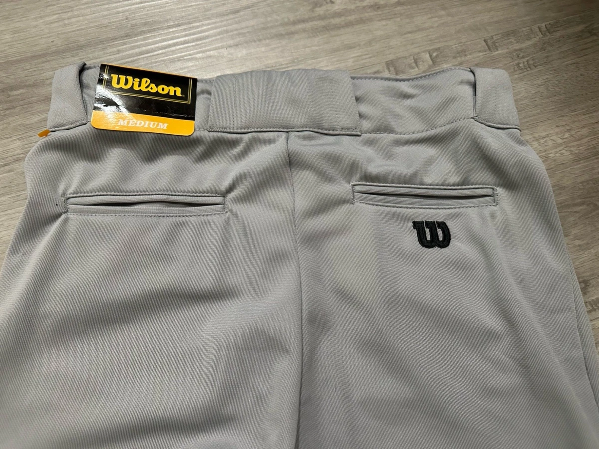 Pantalon De Baseball Wilson – Homme Taille 30x30, Gris Moyen, Performance Extensible