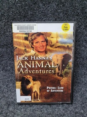 Jack Hanna Animal Adventures DVD Phinda Land of Adventure Lions Elephants Safari