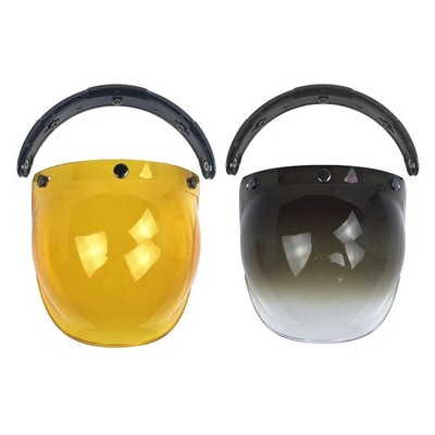 Bubble 3 Snap Visor Lens Shield mit Flip-Adapter-Objektivmaske für offene