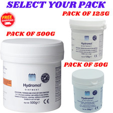 Image of Hydromol Ointment for Dry Skin Dermatitis & Eczema Relief 50G, 125G, 500G UK