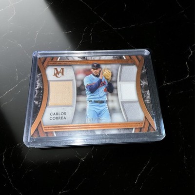 2022 Topps MC Copper Carlos Correa Insert Card Quad Relic SPPQR-CC 07/75 E2