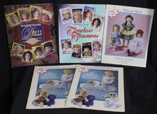 5 Vtg Hamilton Coll Doll Catalog Lot Books Mid 1992-1995 Pictures Price Guide