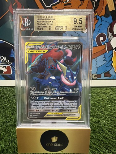 Greninja & Zoroark-GX graded BGS 9.5 for sale on eBay