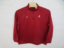 Alabama Crimson Tide 1/4 Zip Sweatshirt Mens 2XL Nike Red NCAA Football Pullover