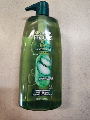 Garnier Fructis Pure Clean Silicone-Free Purifying Shampoo 33.8 fl oz (1L)   Alo