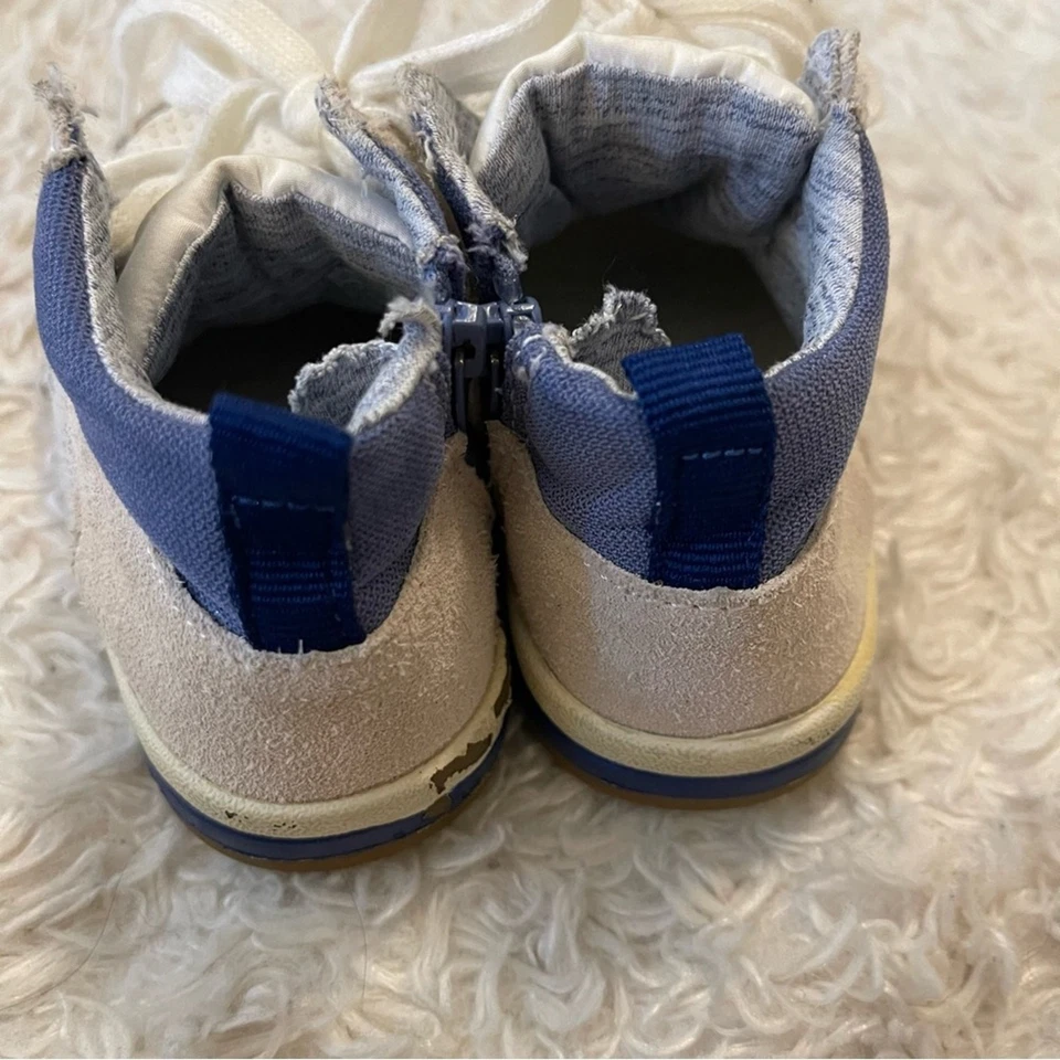 Zara Baby Boy High Top Sneakers Size 5.5 - Image 3 of 4