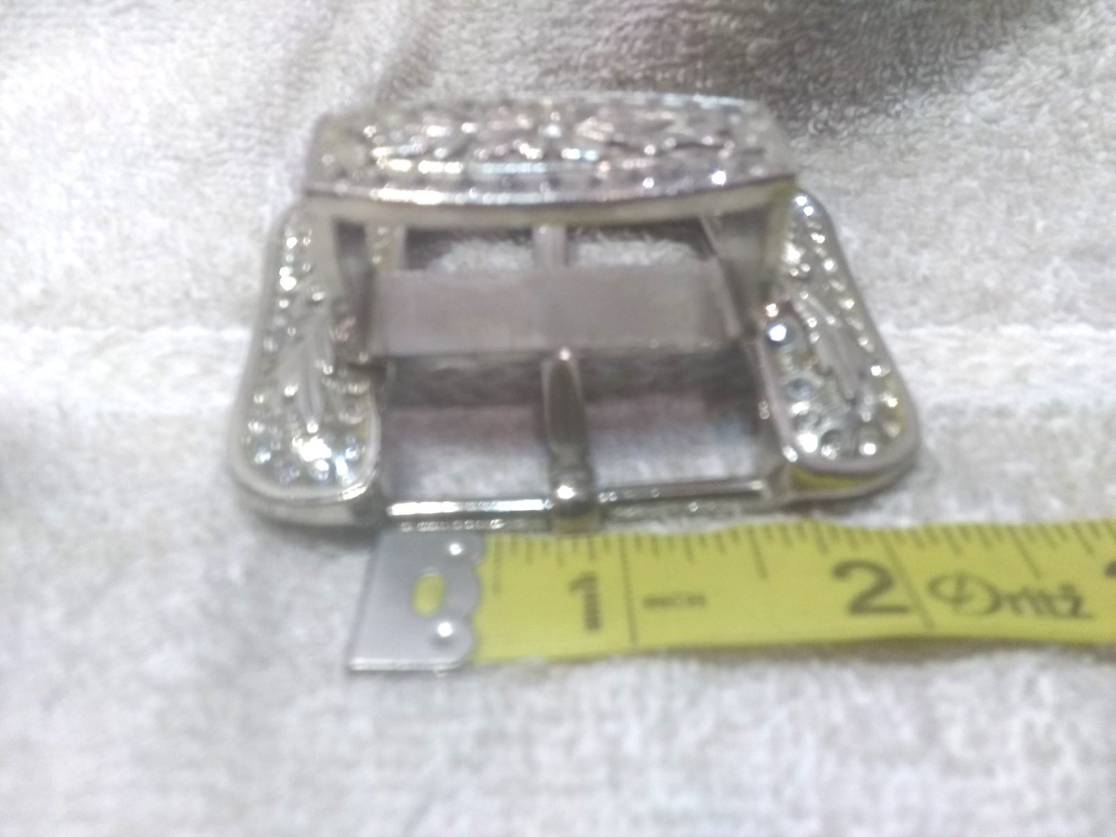 Large Rhinestone Filled Western Replacement Buckl… - image 9