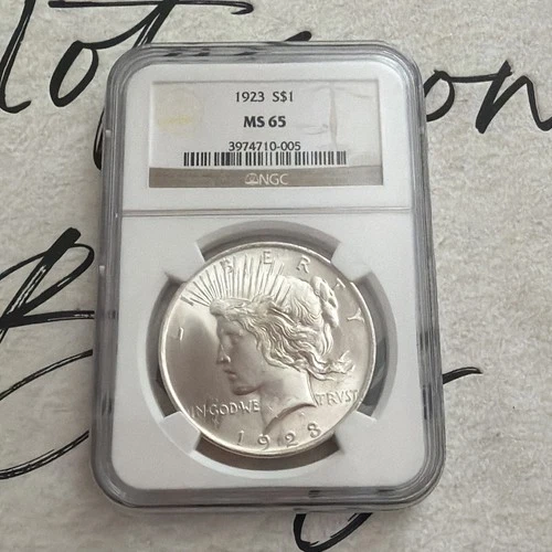 NGC 1923 MS65 Peace Dollar 🇺🇸