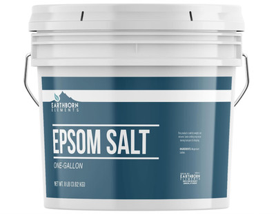 Epsom Salt (1 Gallon), Resealable Bucket, Magnesium Sulfate Soaking Solution, Al