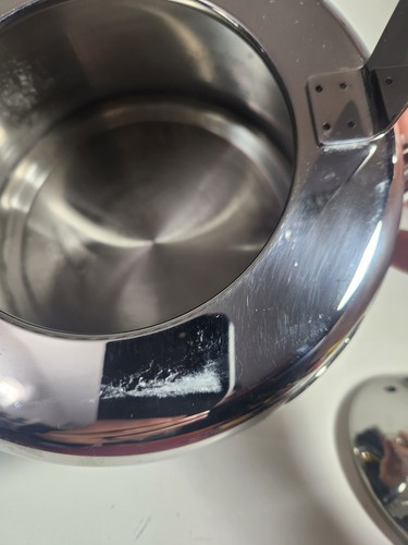 Bollitore e coperchio cucina ben attrezzata acciaio inox 18/10 grande 16 tazze - Foto 10 di 10