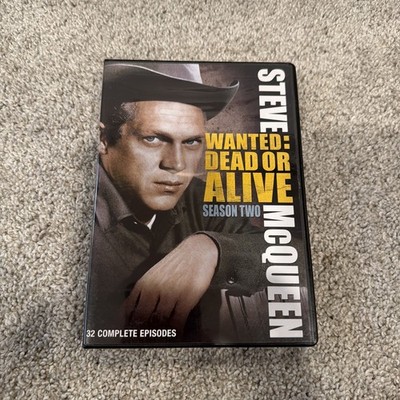 2007 DVD 4-Disc Set STEVE MCQUEEN WANTED: DEAD OR ALIVE Season Two