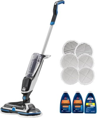Spinwave Cordless Hard Floor Expert Spin Mop Cleaner 18V with washable mop pads