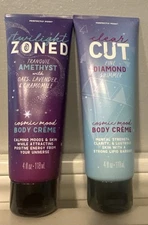 Perfectly Posh (Twilight Zoned) Cosmic Mood & Clear Cut Diamond Body Crème NOS