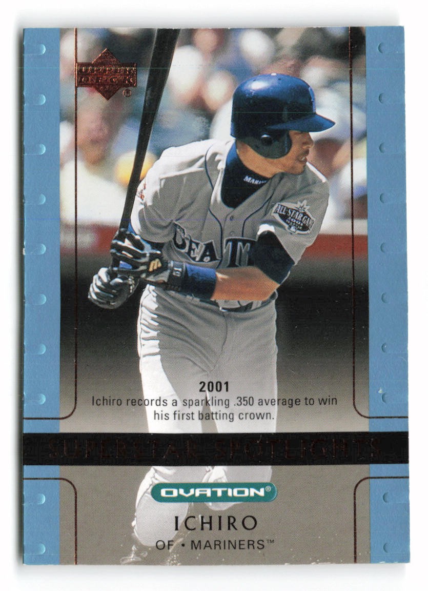 2002 Upper Deck Ovation Ichiro #92 Seattle Mariners