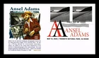 US COVER ANSEL ADAMS PHOTOGRAPHER IMPERFORATE FDC COMBO PANDA CACHET