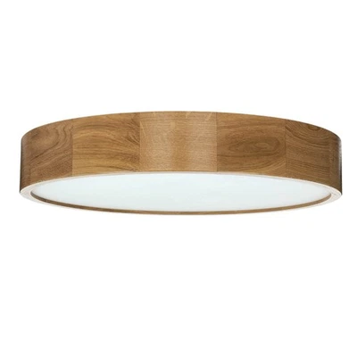 Deckenleuchte Natur Holz Ø 47 cm rund E27 Modern Deckenlampe Wohnzimmer B-Ware - Bild 1 von 4