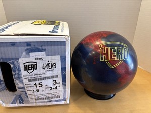 Brunswick Hero 15 lb NIB Bowling Ball Great Benchmark!