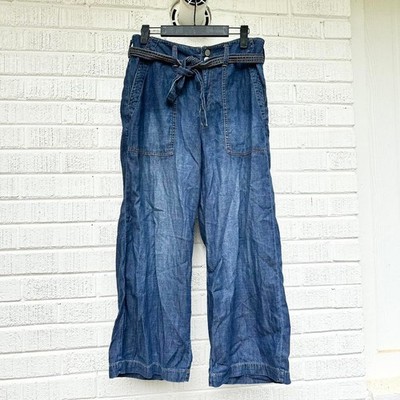 Y2K Seven7 for all Mankid Wide Leg Chambray Pants