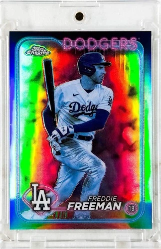 2024 Topps Chrome Freddie Freeman Frozenfractor -1/0 - Dodgers
