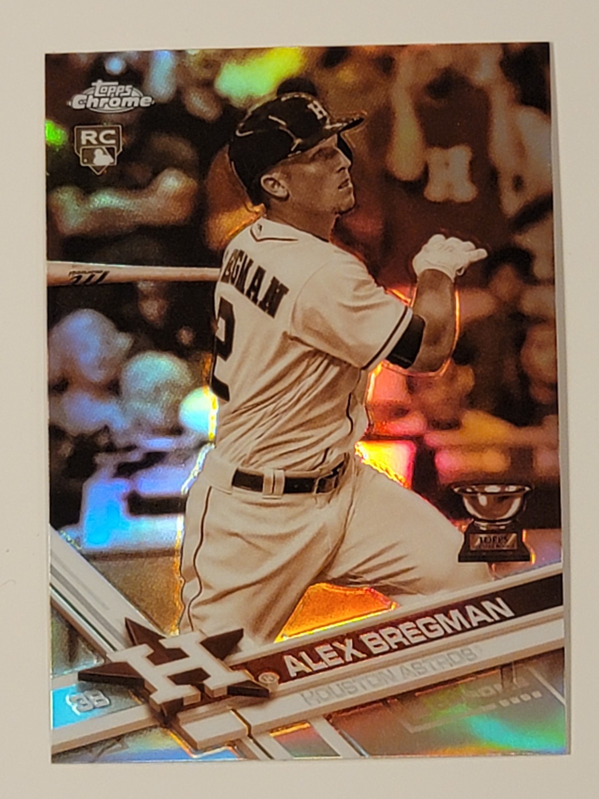 2017 Topps Chrome ALEX BREGMAN Sepia Refractor Rookie RC #9 Chicago Cubs