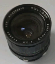 Soligor Wide-Auto 1:2.8 f=28mm Camera Lens W/ Zipper Case